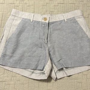 Gap size 0, multicolor shorts. Shades of blue